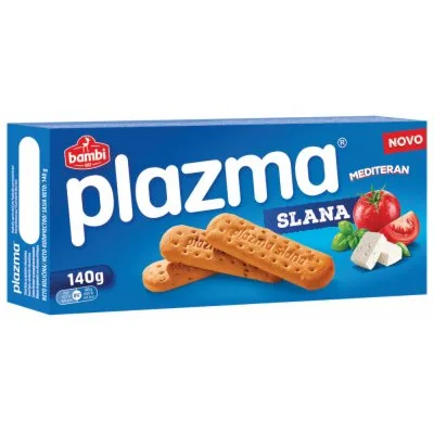 Plazma Keks Slana Mediteran Bambi 140 g