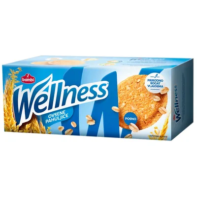 Bambi Wellness Sa Ovsenim Pahulj. Integralni Keks 210 g