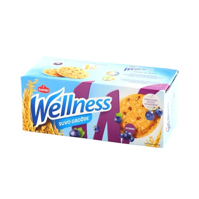 Bambi Keks Wellness Int.Sa Suvim Grozdjem 210 g