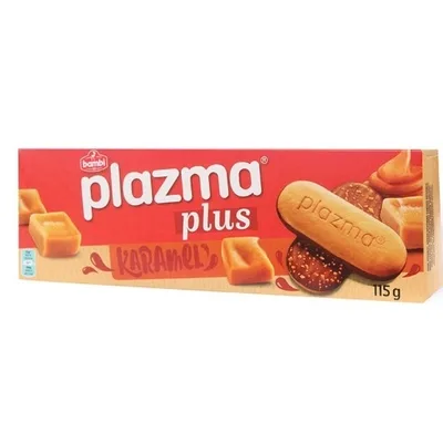 Plazma Keks Plus Karamela Keks Ml.Cok. Bambi 115 g