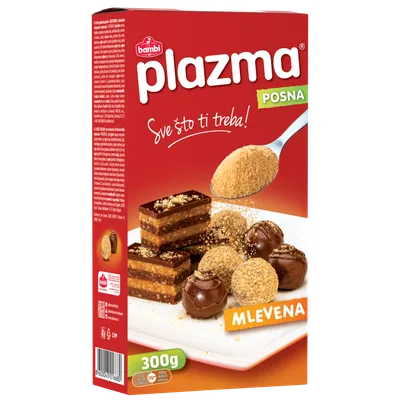 Plazma Keks Bambi Mlevena Posni Set 300 g