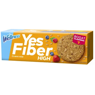 Keks Yes Fibre High Wellness 125 g