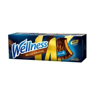 Bambi Keks Wellness Preliven Mlecnom Cokoladom 185 g