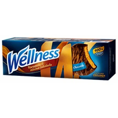 Bambi Keks Wellness Sa Karamelom Preliven Mlecnom Cokoladom 185 g