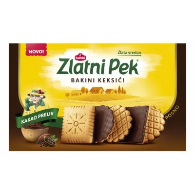 Keksici Zlatni Bakini Sa Prelivom 160 g
