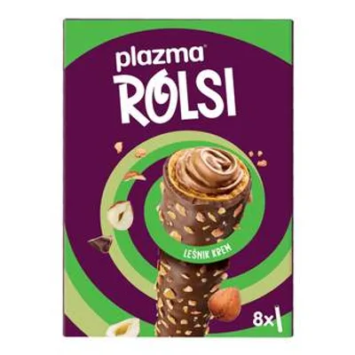 Plazma Rolsi-Vafel Proiz. Sa Lešnik Kremom Prel.Kakao Prel 130 g