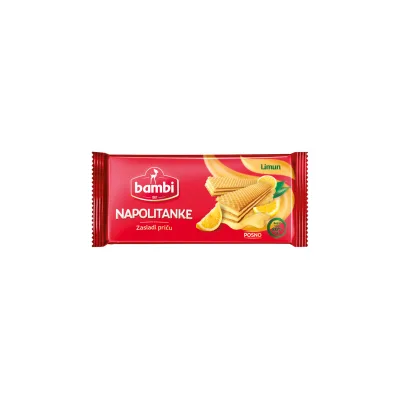 Bambi Keks Napolitanka Limun 185 g
