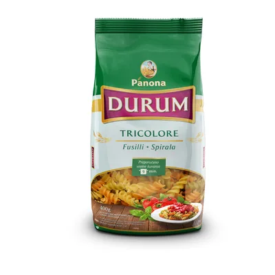 Testenina Mitsides Durum Trikolore Spirala 400 g