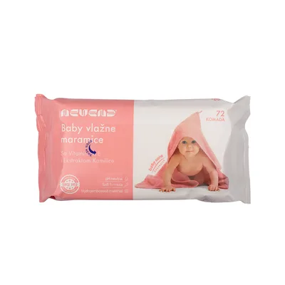 Nevena Baby Vlazne Maramice - Roze