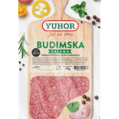 Yuhor Kobasica Budimska Narezana Zas.Atm 100 g