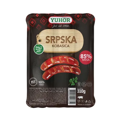 Yuhor Kobasica Srpska 310 g