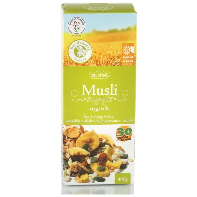 Musli Organik Bio Špajz 400 g