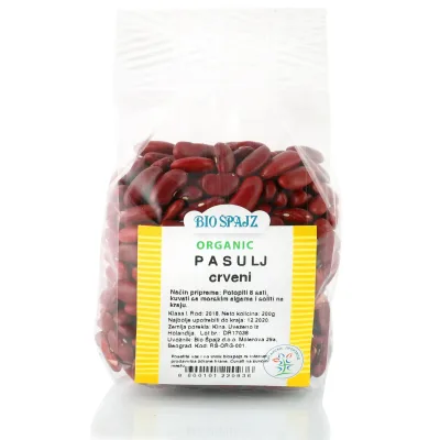Pasulj Crveni Bio Organski 200 g