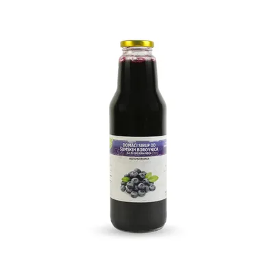 Sirup Borovnica Duga Komerc 850 ml