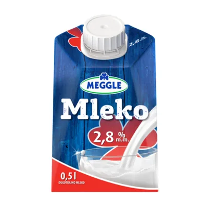 Meggle Mleko Uht 2,8%mm Tp 500 ml