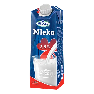 Meggle Mleko Uht 2.8% Bez Cepa 1 L