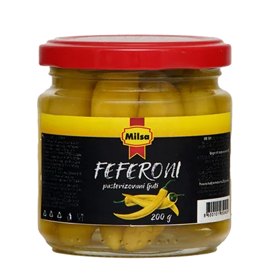Milsa Feferoni Teglica 200 g