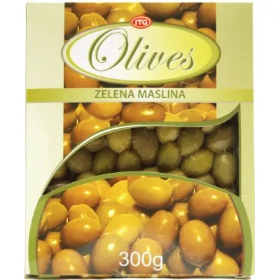 Masline Zelene Sa Košticom Olives 300 g