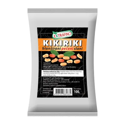 Kikiriki Peceni Slani Makrobela 100 g