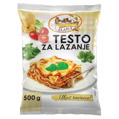 Smrznuto Testo Za Lazanje Sa Jajima Mara 500 g