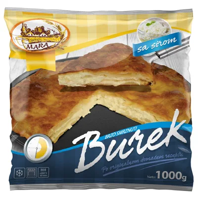 Smrznuti Burek Sa Sirom Mara 1 kg