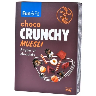 Musli Hrsk.Cokolada Fun I Fit 250 g