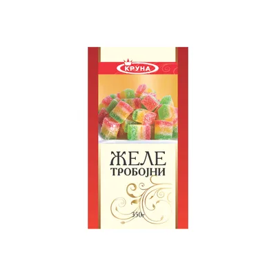 Žele Bombone Trobojne Kruna 350 g