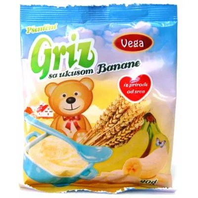 Griz Psenicni Vega Banana 90 g