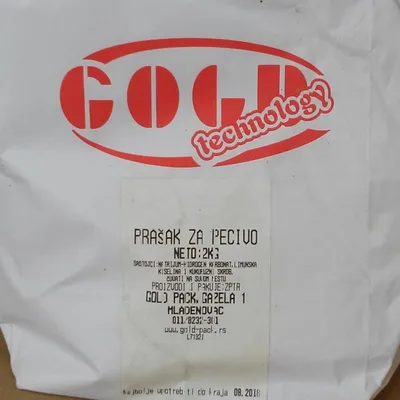Prašak Za Pecivo Gold 2 kg