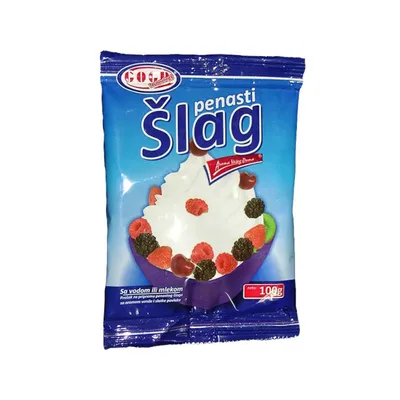 Šlag Krem Gold Beli 100 g