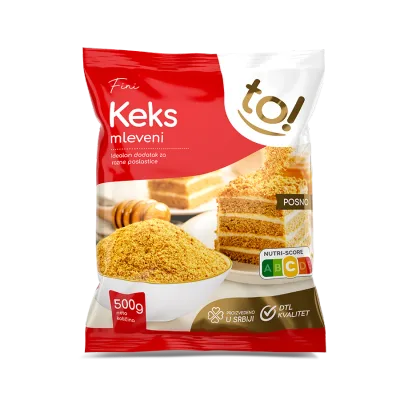 Keks Mleveni 500 g