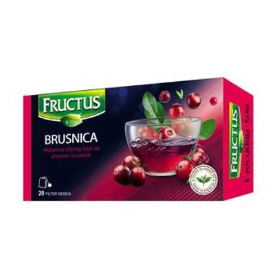 Caj Fructus Brusnica 40 g