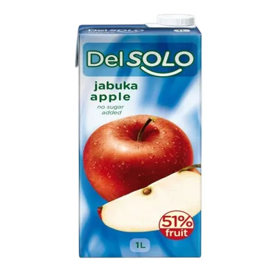 Del Solo Nektar Breskva Jabuka 51% 1 L