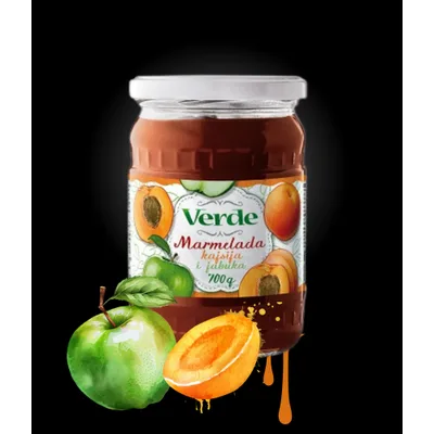 Marmelada Kajsija I Jabuka Verde 700 g