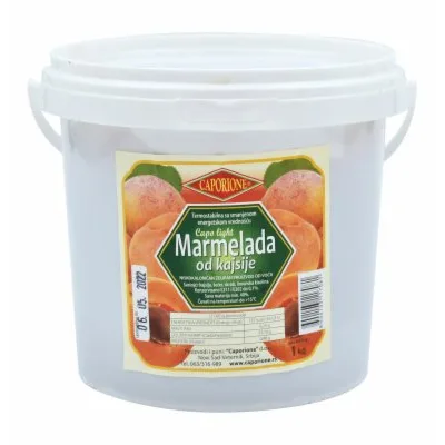 Marmelada Kajsija Caporione 2,5 kg