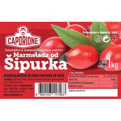 Marmelada Mesana Caporione 2,5 kg