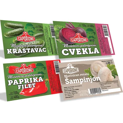 Paprika Filet Marinirana Past. Caporione 720 g