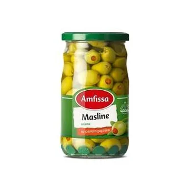 Amfissa Masline Zelene Punjene Paprikom 680 g