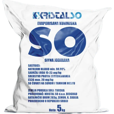 So Kuhinjska Jodirana Kristal So 5 kg