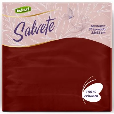 Salvete 2sl Lena Bordo 33x33 Alfa