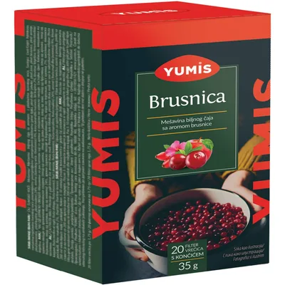 Čaj Brusnica Yumis 35 g