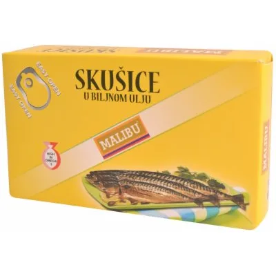 Malibu Skušica U Biljnom Ulju 125 g