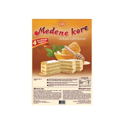 Kore Za Tortu Medene Jufka 460 g