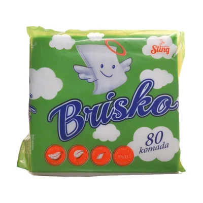 Salvete Pik 33x33 801 Bele