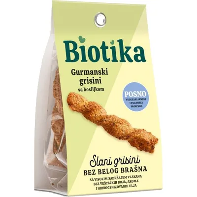 Grisini Gurmanski Sa Bosiljkom Biotika 100 g