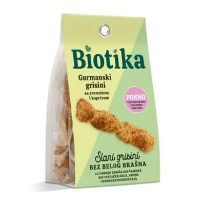 Grisini Gurmanski Sa Sremusom I Koprivom Biotika 100 g