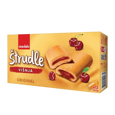 Keks Strudla Medela Visnja 240 g