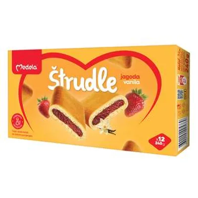 Medela Štrudla Jagoda&vanila 240 g