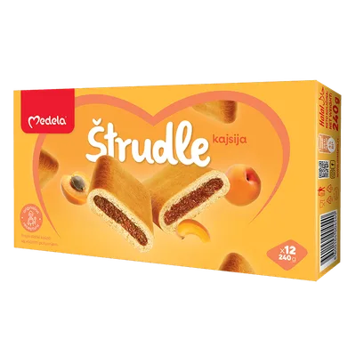 Strudla Kajsija Medela 120 g