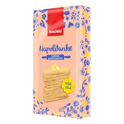 Vafl Limun Pomorandža Medela 400 g